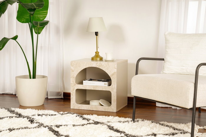 Hanah Home Lorin - Traverten Marble